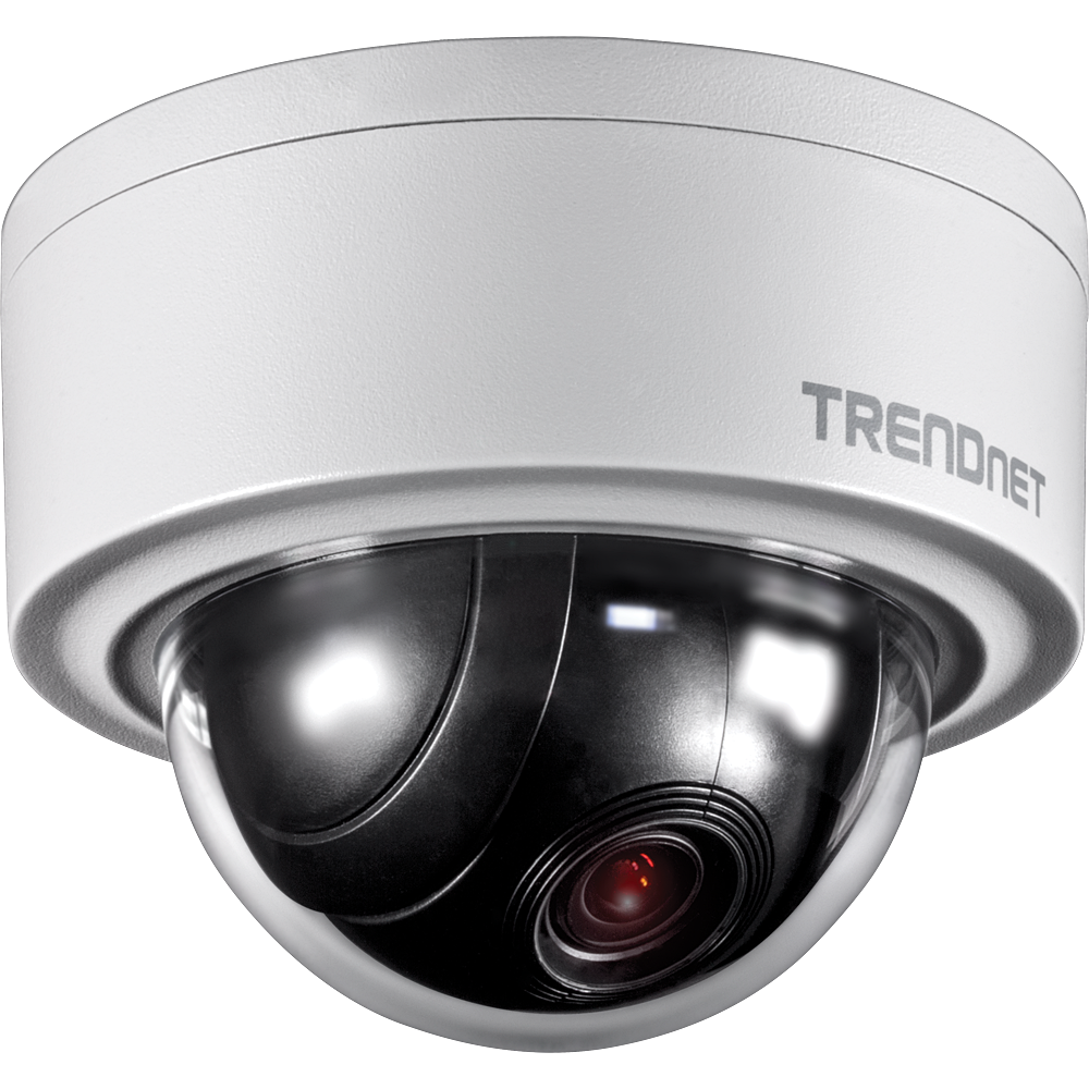 Indoor Outdoor 3 MP Motorized PTZ Dome Network Camera TRENDnet