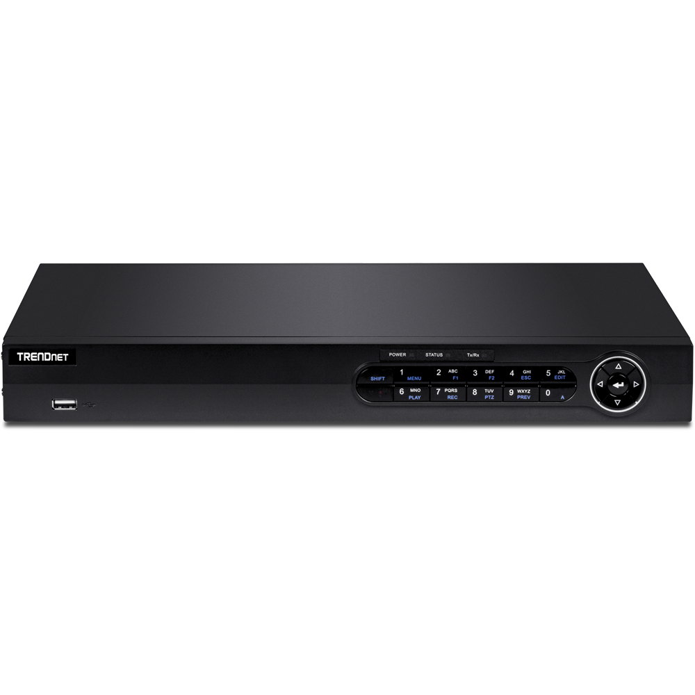 16-Channel HD PoE+ NVR with 4 TB HDD - TRENDnet TV-NVR216D4